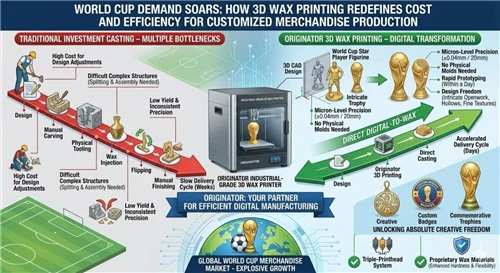La demande pour la Coupe du monde monte en flèche : comment l'impression de cire 3D redéfinit le ...